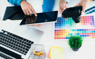 Graphic designer  and Photographer working